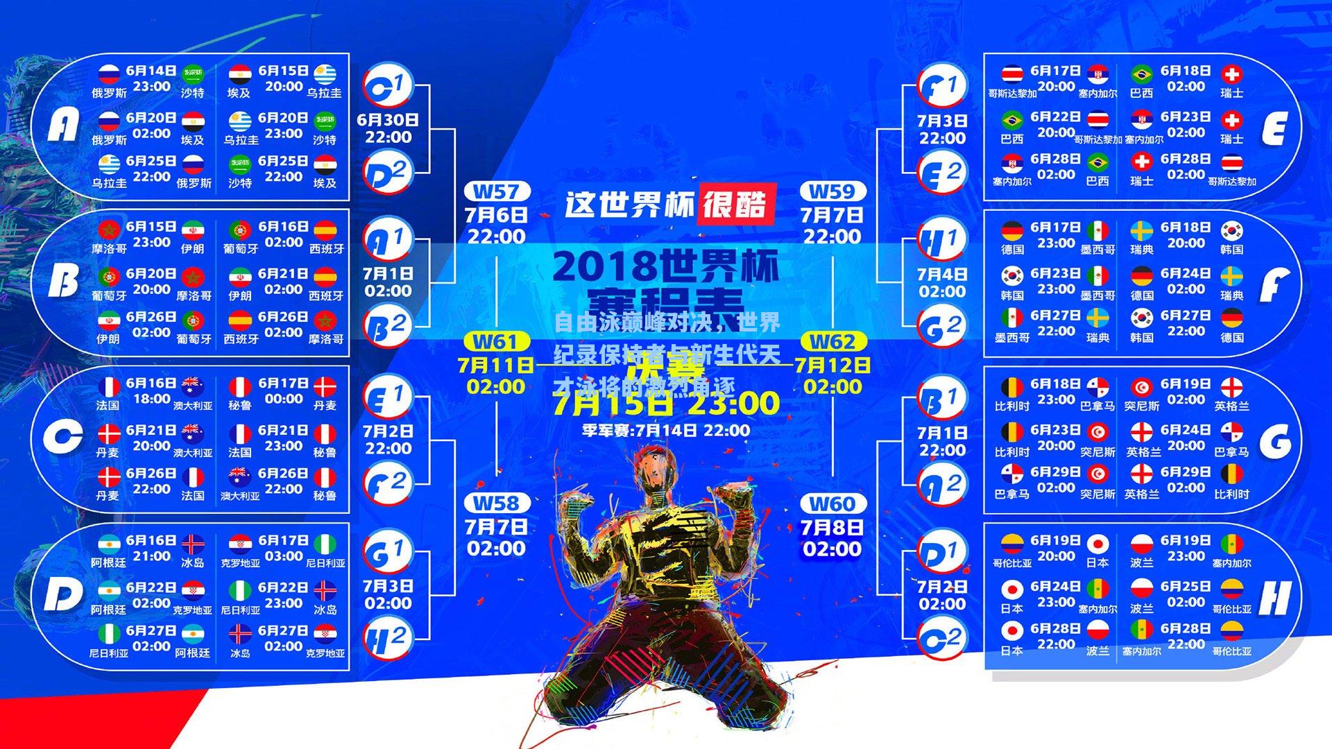 自由泳巅峰对决，世界纪录保持者与新生代天才泳将的激烈角逐